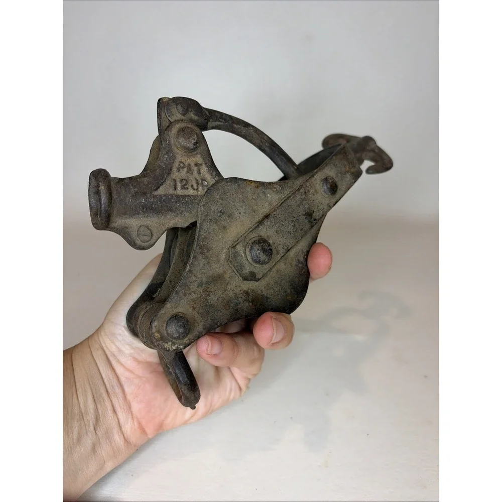 Vintage Pulley Come Along Hoist Ratchet